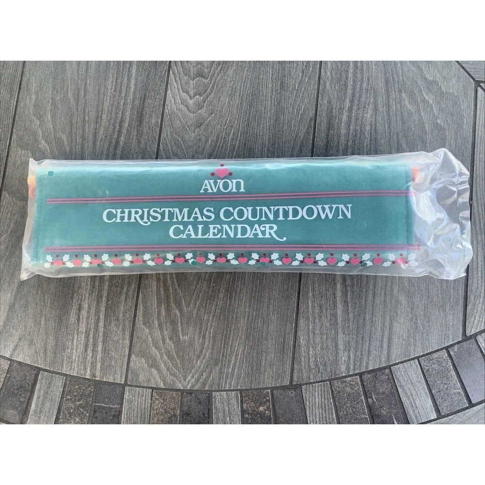 VTG 87 Avon New Factory Sealed Countdown to Christmas Advent Calendar with Mouse